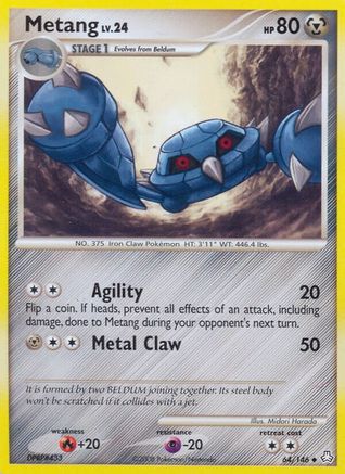 Metang (64) (064) - LA  - Uncommon - Reverse Holofoil