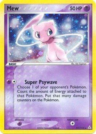 Mew (111) - HP  - Holo Rare - Holofoil