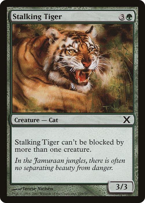 Stalking Tiger (10E-299) - common - Foil