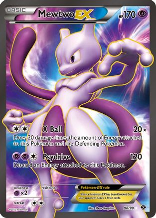 Mewtwo EX (98 Full Art) (098) - ND  - Ultra Rare - Holofoil