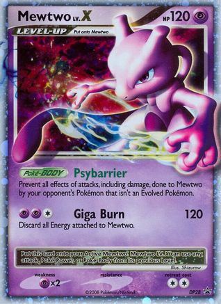 Mewtwo LV.X (DP28) - DAPP  - Promo - Holofoil