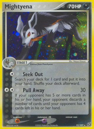 Mightyena (012) - D  - Holo Rare - Reverse Holofoil
