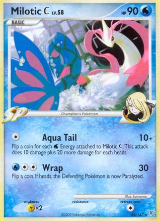 Milotic C (035) - SV  - Rare - Reverse Holofoil