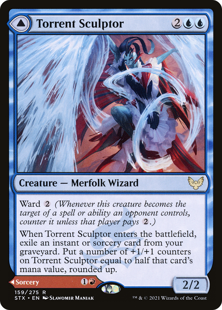 Torrent Sculptor // Flamethrower Sonata (STX-159) - rare - Foil