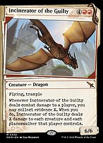 Incinerator of the Guilty (MKM-349) - mythic: (Showcase) - Foil