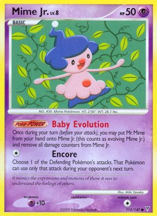 Mime Jr. (115) - SV  - Common - Reverse Holofoil