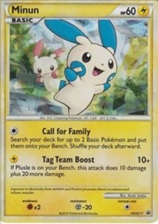 Minun (HGSS17) - HP  - Promo - Holofoil