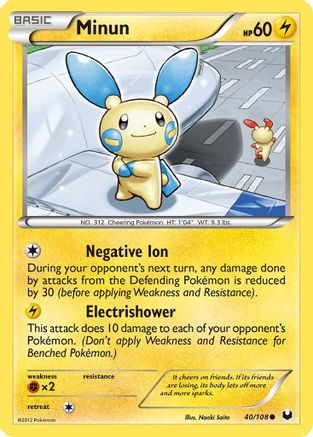 Minun (040/108) - DE  - Common - Reverse Holofoil