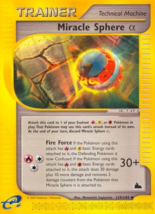 Miracle Sphere Alpha (129) - S  - Uncommon - Reverse Holofoil
