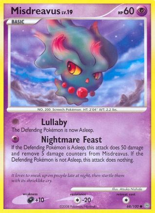Misdreavus (068) - S  - Common - Reverse Holofoil