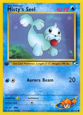 Misty's Seel (088/132) - GH  - Common - 1st Edition