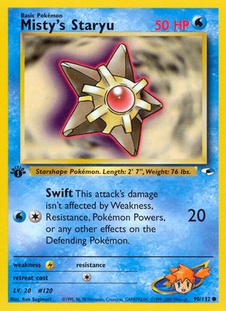 Misty's Staryu (090/132) - GH  - Common - 1st Edition