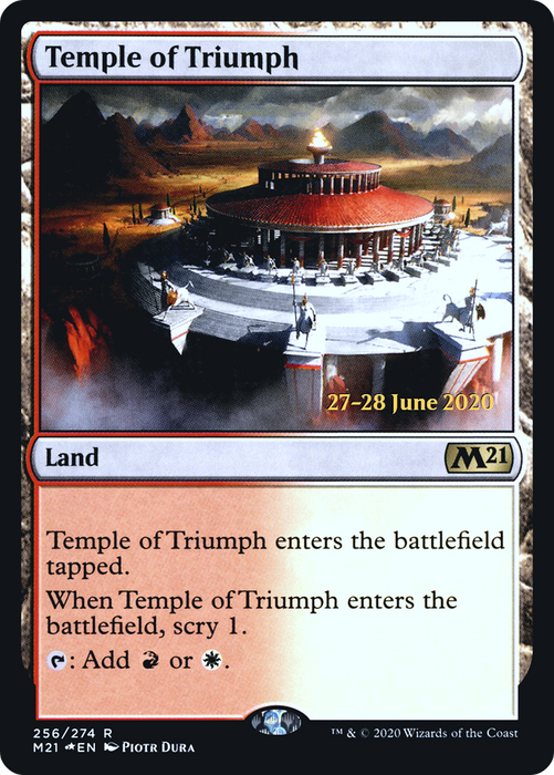 Temple of Triumph (PRE-256S) - rare - Foil