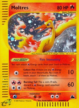 Moltres (H20) (H20) - S  - Holo Rare - Holofoil