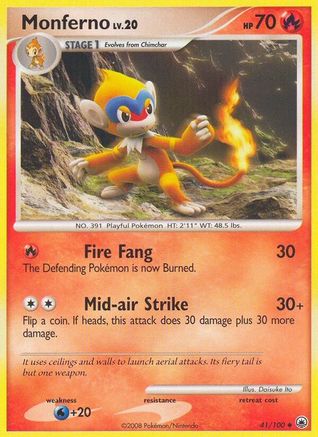 Monferno (041) - MD  - Uncommon - Reverse Holofoil