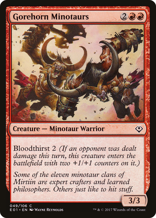 Gorehorn Minotaurs (AC2-049) - common