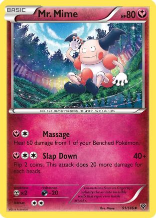 Mr. Mime (091/146) - XBS  - Uncommon - Reverse Holofoil