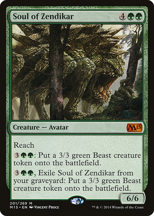 Soul of Zendikar (M15-201) - mythic