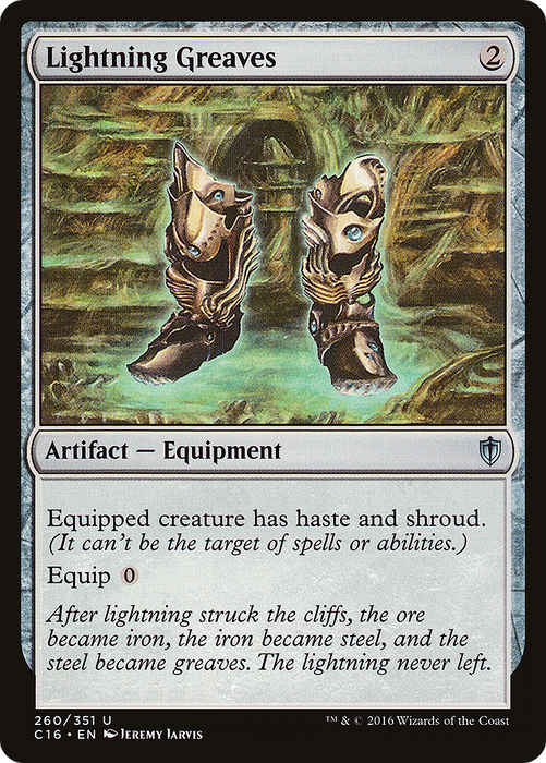 Lightning Greaves (C16-260) - uncommon