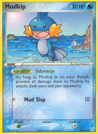 Mudkip (057/100) - CG  - Common - Reverse Holofoil