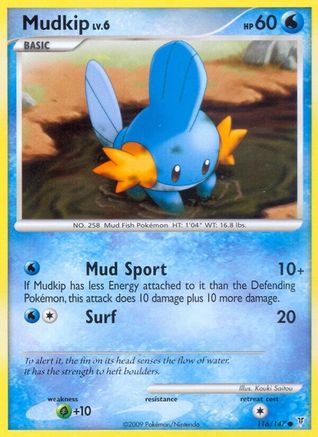 Mudkip (116) - SV  - Common - Reverse Holofoil