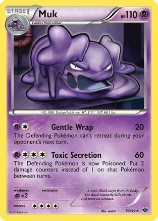 Muk (053) - ND  - Rare - Reverse Holofoil