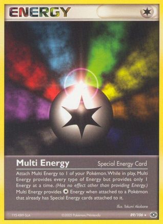Multi Energy (089) - E  - Rare - Reverse Holofoil