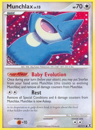 Munchlax (69) (069/111) - RR  - Common - Reverse Holofoil
