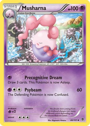 Musharna (040) - PB  - Uncommon - Reverse Holofoil
