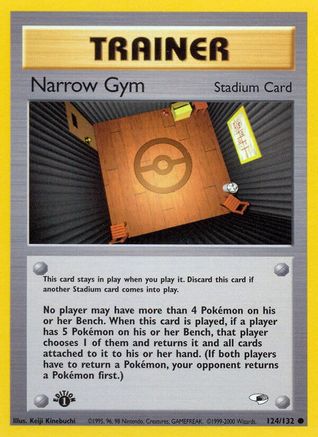 Narrow Gym (124/132) - GH  - Common - 1st Edition