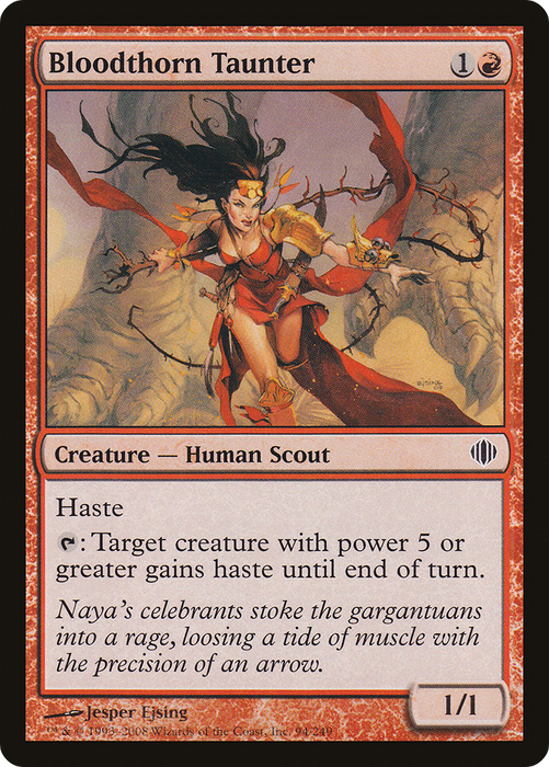 Bloodthorn Taunter (ALA-094) - common - Foil