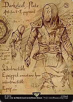 Darksteel Plate (SLD-1572) - rare (Borderless) - Foil