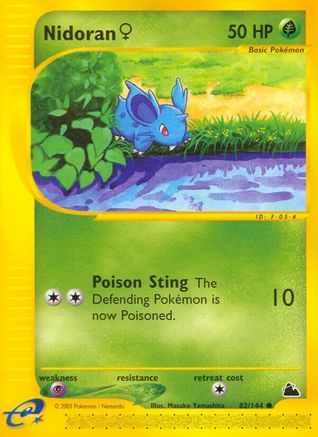 Nidoran F (82) (082) - S  - Common - Reverse Holofoil