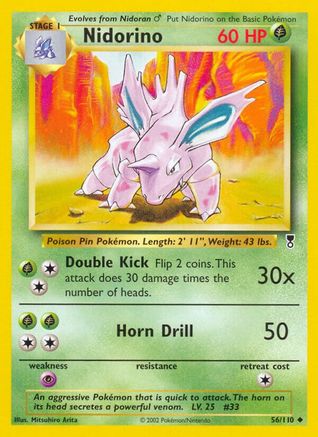 Nidorino (056) - LC  - Uncommon - Reverse Holofoil