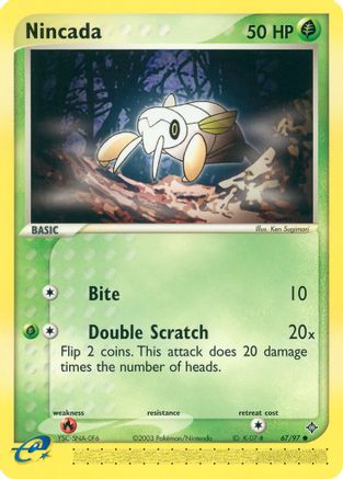 Nincada (067/97) - D  - Common - Reverse Holofoil