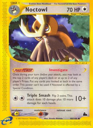 Noctowl (040) - S  - Uncommon - Reverse Holofoil