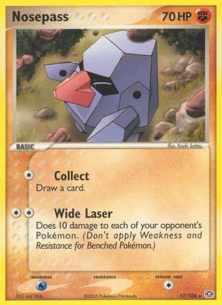 Nosepass (017) - E  - Rare