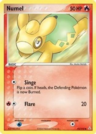 Numel (072/110) - HP  - Common - Reverse Holofoil