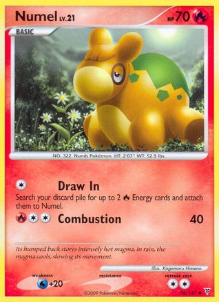 Numel (074) - SV  - Uncommon - Reverse Holofoil