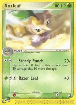 Nuzleaf (048/100) - S  - Uncommon