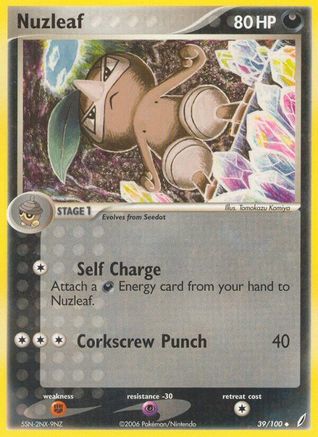 Nuzleaf (039/100) - CG  - Uncommon - Reverse Holofoil