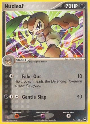 Nuzleaf (036/108) - PK  - Uncommon