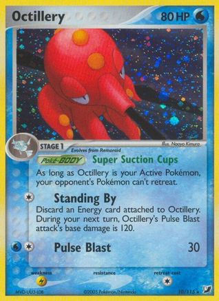 Octillery (010/115) - UF  - Holo Rare - Reverse Holofoil