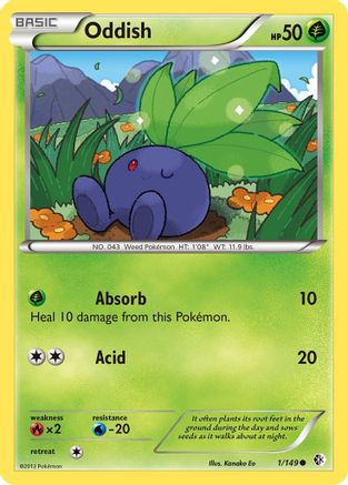 Oddish (001/149) - BC  - Common