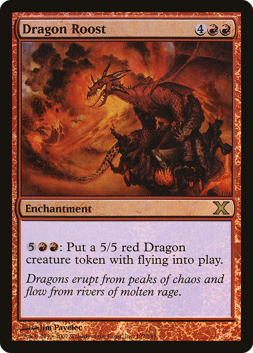 Dragon Roost (10E-197★) - rare - Foil