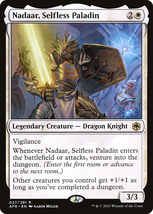 Nadaar, Selfless Paladin (AFR-027) - rare - Foil