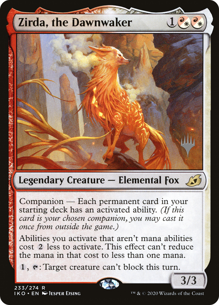 Zirda, the Dawnwaker (PPIKO-233P) - rare: (companion)