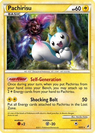 Pachirisu (018/95) - COL  - Holo Rare - Reverse Holofoil
