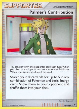 Palmer's Contribution (139) - SV  - Uncommon