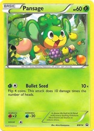 Pansage (BW14) - BAWP  - Promo - Holofoil